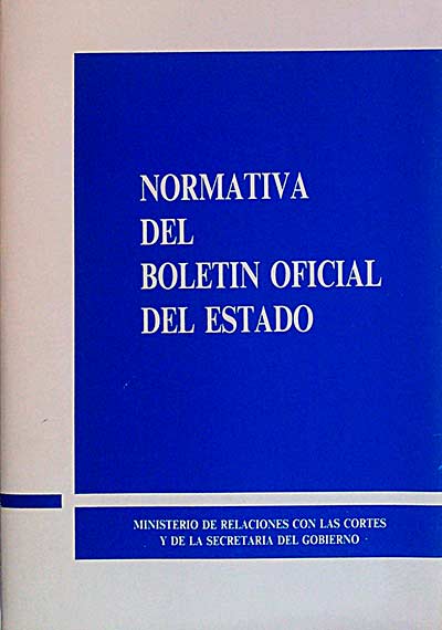 Normativa del boletín oficial del Estado
