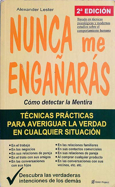 NUNCA me ENGAÑARÁS