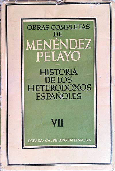 Obras completas de Menéndez Pelayo VII