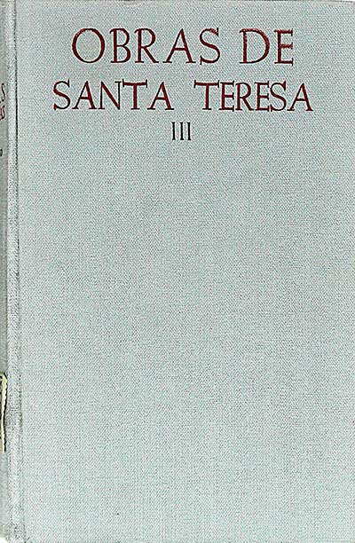 Obras de Santa Teresa III
