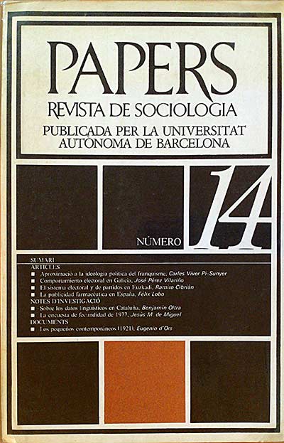 Papers. Revista de sociología.Número 2