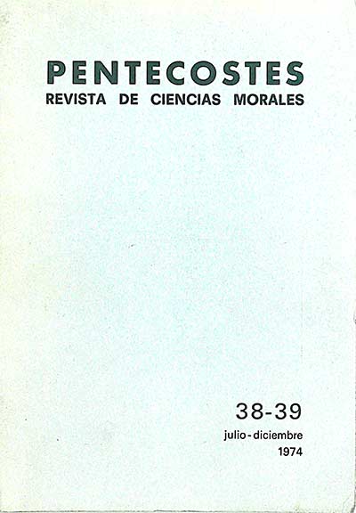 Pentecostes: revista de ciencias morales