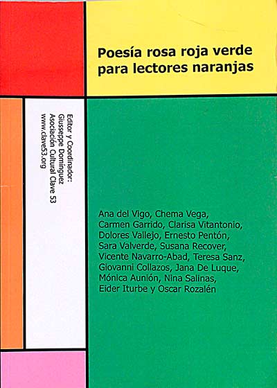 Poesía rosa roja verde para lectores naranjas