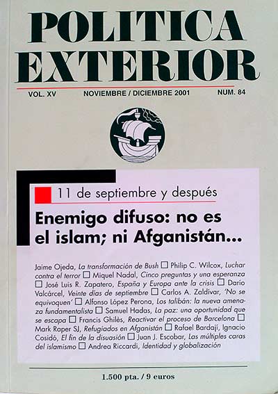 Política exterior. Vol. XV