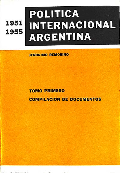 Política internacional argentina tomo primero