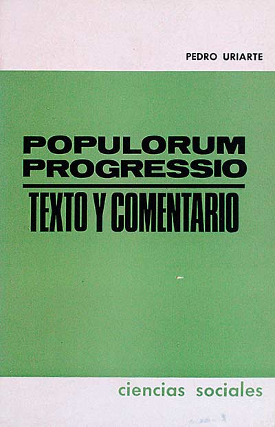 Populorum Progressio. Texto y comentario
