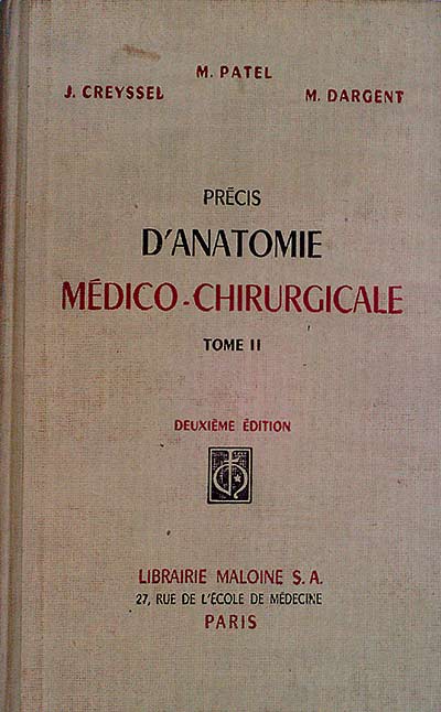 Précis D'anatomie Médico-Chirurgicale