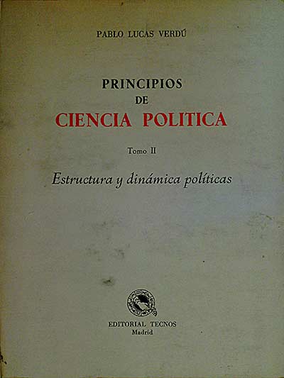 Principios de Ciencia Política. Tomo II
