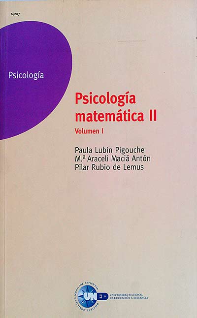 Psicología matemática II Volumen I