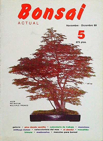 Revista Bonsai. Noviembre-Diciembre 88. 5