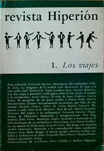 Revista Hiperión 1. Los viajes