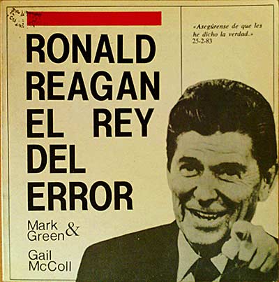 RONALD REAGAN EL REY DEL ERROR