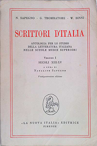 Scrittori D'Italia, vol. I