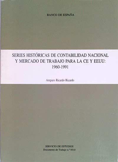 Series históricas de contabilidad nacional