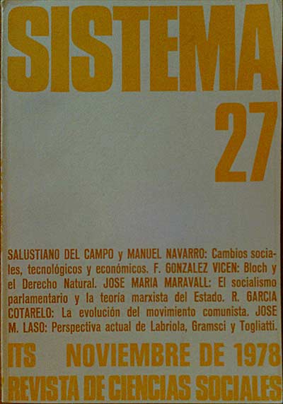Sistema 27. Revista de ciencias sociales