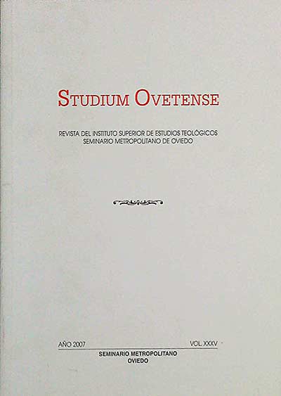 Studiu Ovetense. Vol XXXV