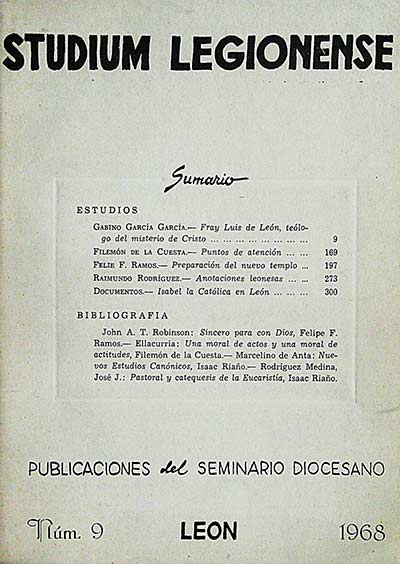 Studium Legionense (Num. 9)