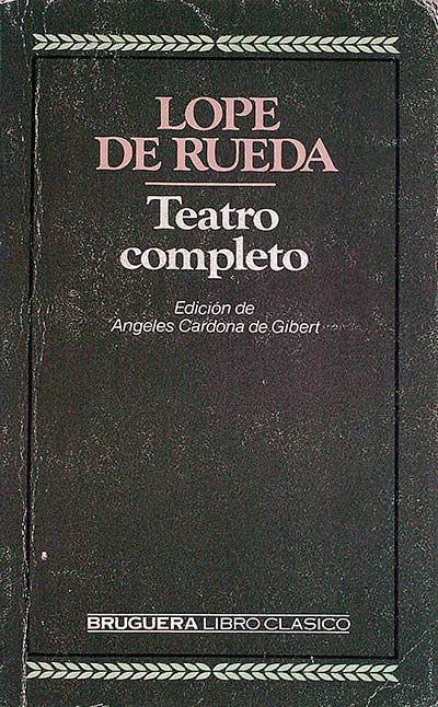 Teatro completo Lope de Rueda