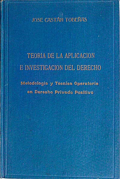 Teoría de la aplicación e investigación del derecho