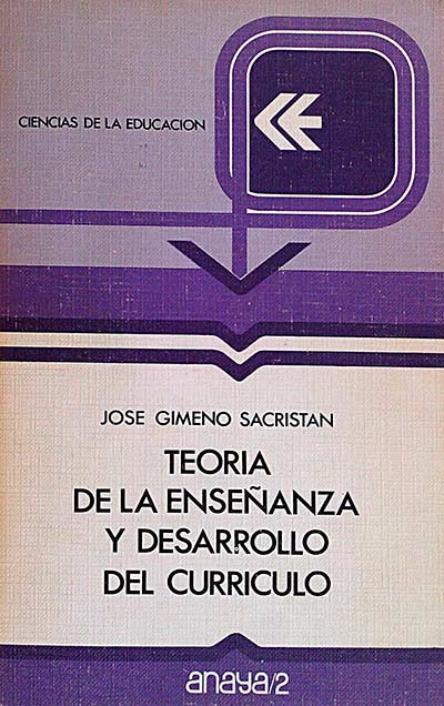 Teoría de la enseñanza y desarrollo del currículo
