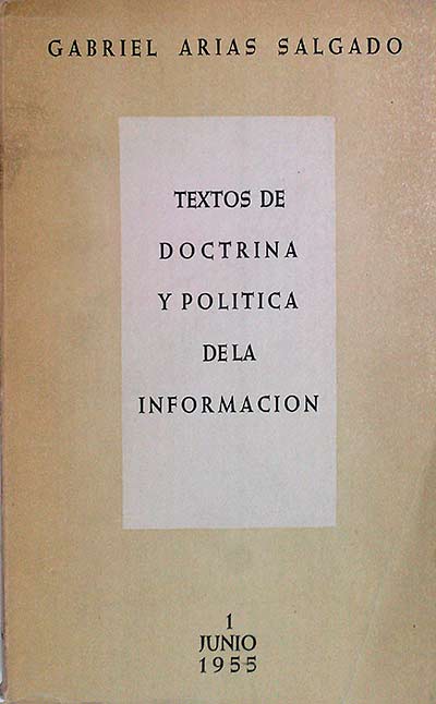 Textos de doctrina y política de la información 