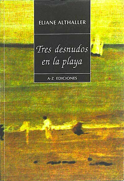 Tres desnudos en la playa