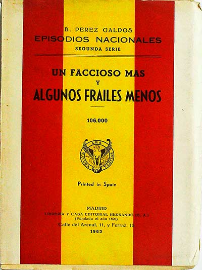 Un faccioso más y algunos frailes menos