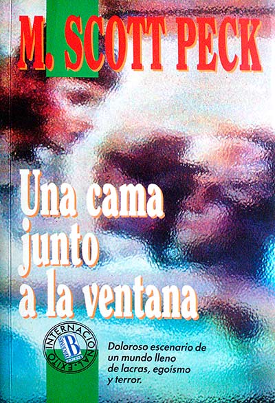 Una cama junto a la ventana