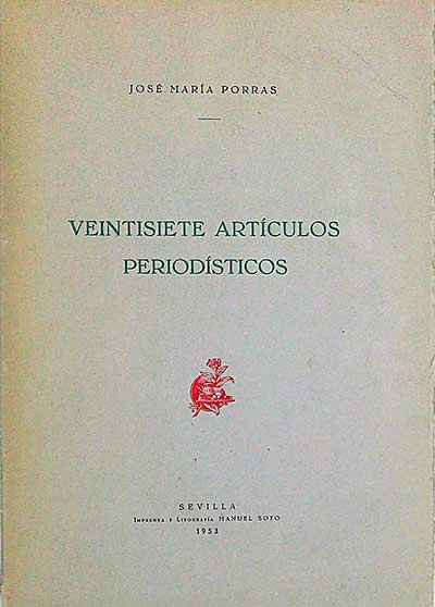 Veintisiete artículos periodísticos 