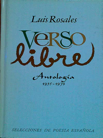 Verso libre. Antología 1935-1978